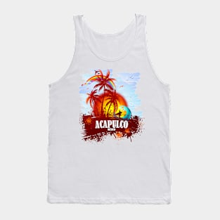 Sunset Beach Acapulco Tank Top